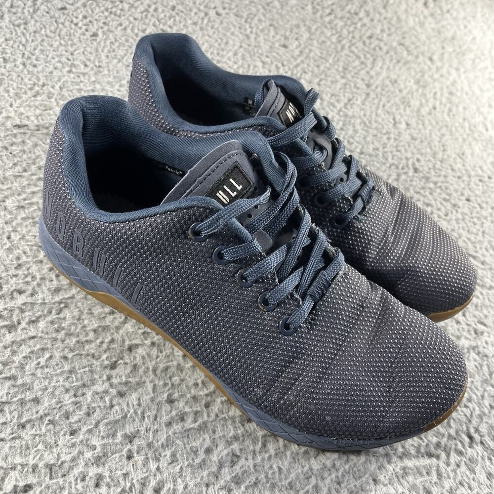 NOBULL SuperFabric Trainer Blue Gum Sole Mens 8 Womens 9.5 Outwork No Insole